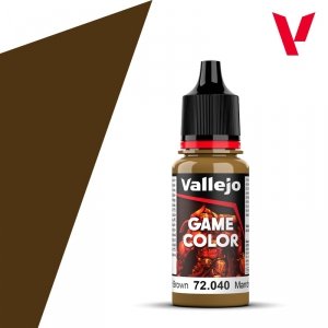 Vallejo 72040 Leather Brown - Game Color 18ml
