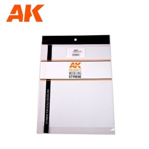 AK Interactive AK6576 1MM THICKNESS X 245 X 195MM – STYRENE SHEET – (2 UNITS)