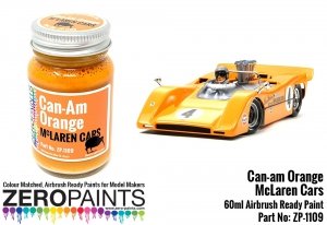 Zero Paints ZP-1109 Can-Am Mclaren Orange Paint 60ml