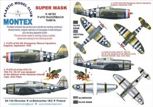 Montex K48182 P-47D RAZORBACK 1/48