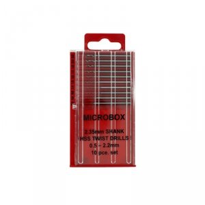 Modelcraft PDR4005 10 Pce Microbox Drill Set (0.5 - 2.2mm)