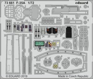 Eduard 73661 F-35A 1/72 HASEGAWA