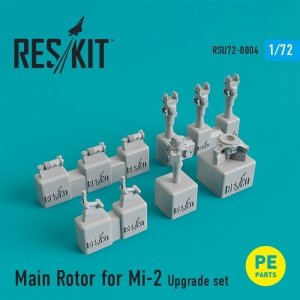 RESKIT RSU72-0004 Main Rotor for Mi-2 for Amodel, Top Gun, Balaton Model, KPM, Hobby Boss 1/72