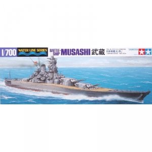 Tamiya 31114 Japanese Battleship Musashi 1/700