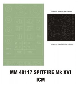 Montex MM48117 Spitfire MkXVI ICM
