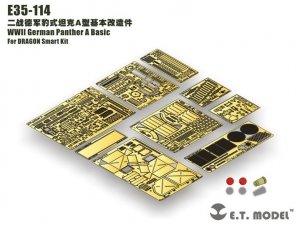 E.T. Model E35-114 WWII German Panther A Basic (For DRAGON Smart Kit) (1:35)
