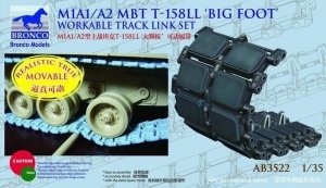 Bronco AB3522 M1A1/A2  T-158LL Big Foot Workable Track Link Set 1/35