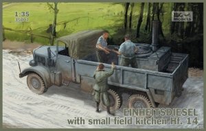 IBG 35007 Einheitsdiesel with small field kitchen Hf.14 1/35