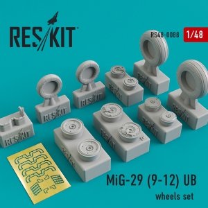 RESKIT RS48-0088 MiG-29 (9-12) UB wheels set 1/48