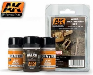 AK Interactive AK260 Wood Weathering Set