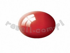 Revell 36131 Fiery red gloss RAL 3000 Aqua Color 18 ml