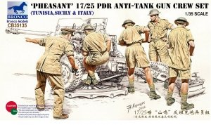 Bronco CB35135 Pheasant 17/25pdr Anti-Tank Gun Crew Set  (1:35)