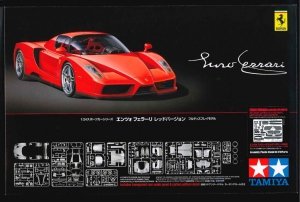 Tamiya 24327 Enzo Ferrari with Detail Up Parts Car Scale Model Kit (1:24)