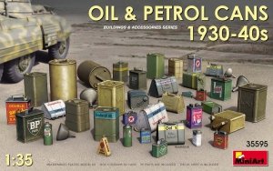MiniArt 35595 OIL & PETROL CANS 1930-40s (1/35)