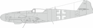 Eduard EX985 Bf 109K national insignia Eduard 1/48