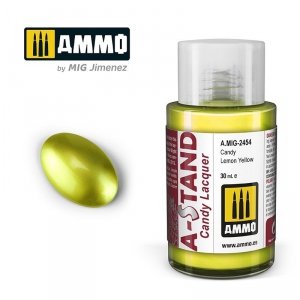 Ammo of Mig 2454 A-STAND Candy Lemon Yellow 30ml