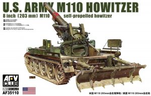 AFV Club 35110 US Army M110 Howitzer 8 inch 203mm 1/35