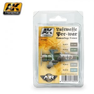 AK Interactive AK2320 luftwaffe pre-war camouflage colors