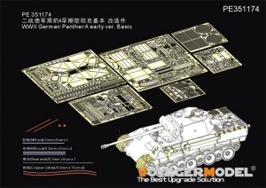 Voyager Model PE351174 WWII German Panther A early ver. Basic（For MENG TS-046）1/35