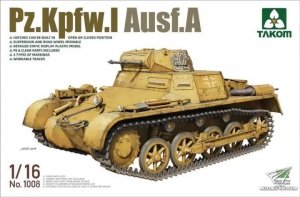 Takom 1008 Pz.Kpfw.I Ausf.A 1/16