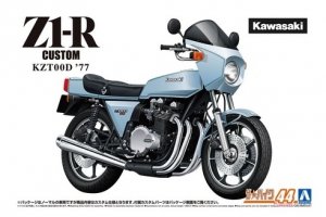 Aoshima 06396 Kawasaki KZT00D Z1-R 77 Custom 1/12