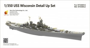 Very Fire VF350012 USS Wisconsin BB-64 Detail Up Set for VF350912 1/350
