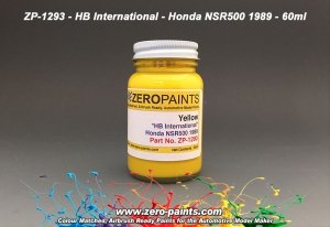 Zero Paints ZP-1293 HB International Yellow - Honda NSR500 1989 - 60ml