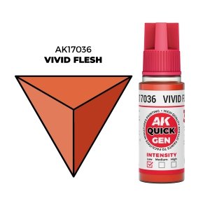 AK Interactive AK17036 VIVID FLESH – QUICK GEN COLOR 18ml
