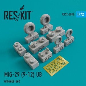 RESKIT RS72-0088 MIG-29 (9-12, UB) WHEELS SET 1/72