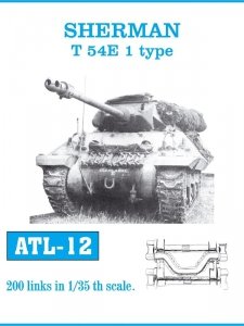 Friulmodel ATL-012 SHERMAN T 54E 1 type 1/35