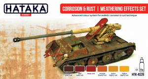 Hataka HTK-AS26 Corrosion rust  weathering effects set (6x17ml)