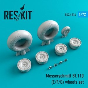 RESKIT RS72-0216 Bf.110 (E/F/G)  wheels set 1/72
