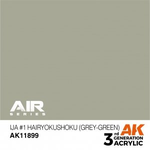 AK Interactive AK11899 IJA #1 HAIRYOKUSHOKU (GREY-GREEN) – AIR 17ml
