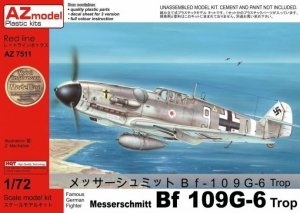 AZmodel AZ7511 Messerschmitt Bf 109G-6 Trop 1/72