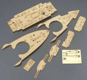 Hasegawa QG48 (72148) Wooden Deck for IJN Battleship Mikasa 1/350