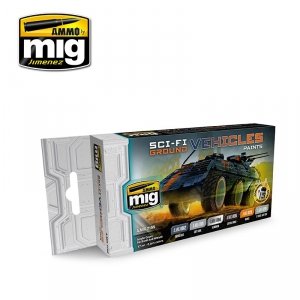 AMMO Mig 7155 SCI-FI GROUND VEHICLES COLOR SET 6x17ml