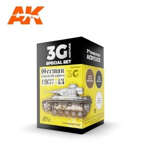 AK Interactive AK11645 GERMAN STANDARD COLORS 1937-1943  3x17ml