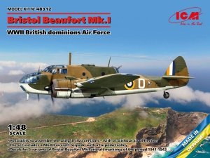 ICM 48312 Bristol Beaufort Mk.I WWII British dominions Air Force 1/48