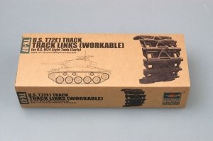 Trumpeter 02037 U.S. T72E1 steel track for U.S. M24 light tank (early) (1:35)