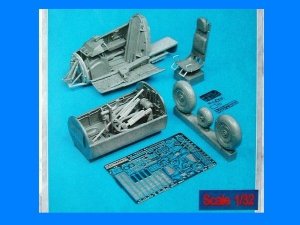 Aires 2033 He 162A-2 detail set 1/32 Revell