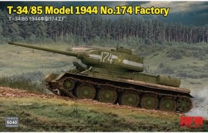 Rye Field Model 5040 T-34/85 Model 1944 No.174 Factory 1/35