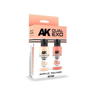 AK Interactive AK1550 DUAL EXO SET 8 – 8A TWINKLE PINK & 8B CHAR’S PINK