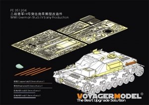 Voyager Model PE351204 WWII German StuG.IV Early Production (For RFM 5060) 1/35