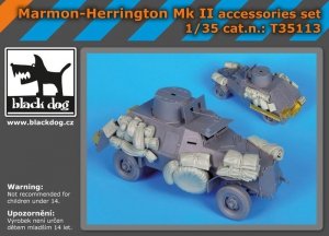 Black Dog T35113 Marmon -Herrington Mk II accessories set 1/35