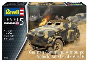 Revell 03335 SCUD-B German Command Armoured Vehicle Sd.Kfz.247 Ausf.B 1/35