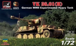 Armory Models AR72210 VK 36.01(H) German WWII Experimental Heavy Tank 1/72