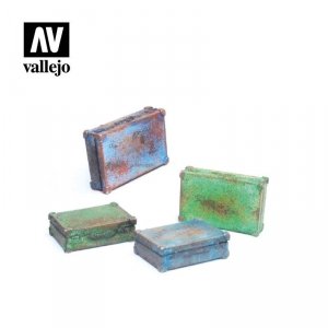 Vallejo SC226 Metal Suitcases 1/35