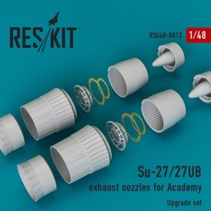 RESKIT RSU48-0013 Su-27/27UB exhaust nozzles for Academy 1/48