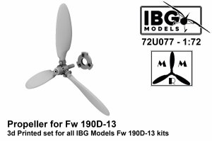 IBG 72U077 Propeller for Fw 190D-13 1/72