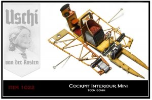 Uschi 1022 Wood Grain Decal Cockpit Interiour Mini